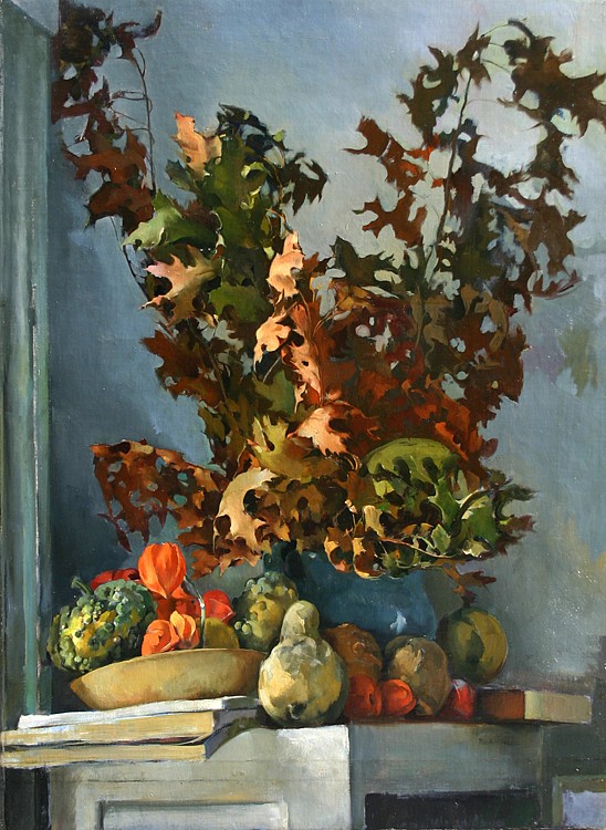 Priscilla Warren Roberts, Autumn Leaves
oil on canvas, 32 3/4" x  24"
JCA 5078
$35,000