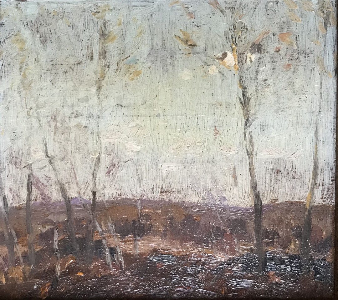 Lawrence Mazzanovich, Autumn Landscape
oil on panel, 4" x 5"
unsigned
AK 0216.11
$1,000