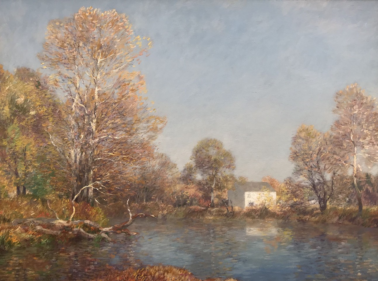 Lawrence Mazzanovich, The River, Autumn
oil on panel, 24" x 32"
signed Mazzanovich, lower right
JCA 6285
$15,000