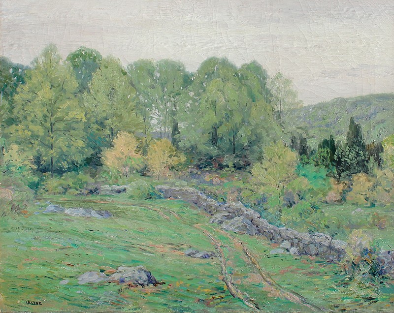 Wilson H. Irvine, Gray May Day in Connecticut
oil on canvas, 22" x 27"
signed Irvine lower left, inscribed verso
JKA 1017.02
$8,500