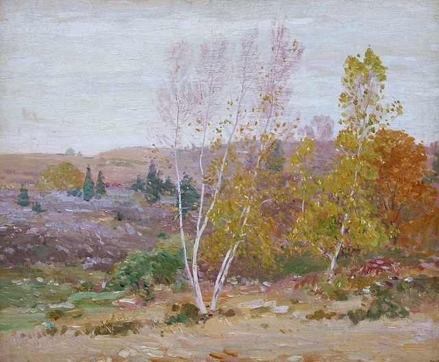 William S. Robinson, Birches, Autumn
oil on canvas, 20" x 24"
unsigned
JCA 5857
$8,500