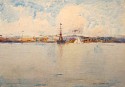 William S. Robinson, Harbor Sketch
watercolor on paper