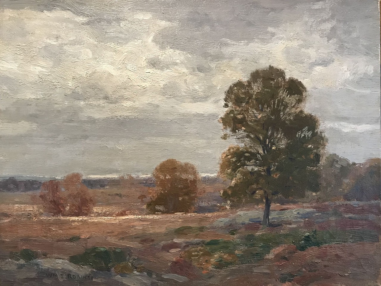William S. Robinson, Old Lyme
oil on canvas, 15" x 19 3/4"
signed Wm S Robinson, lower left
JCA 6279
$3,000