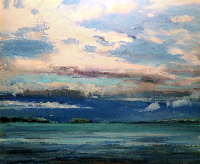 Robert Andriulli, On the Coast
oil on paper laid down on board, 14" x 16"
signed
JWC 1215.01
$3,500