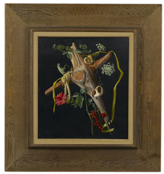 Lodewijk Karel Bruckman, Composition, 1954
oil on canvas, 18 1/4" x 16"
initialled and dated lower left
signed and dated verso
JCA 4352
$4,500