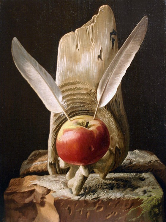 Lodewijk Karel Bruckman, Apple, 1953
oil on canvas, 12" x 9"
signed and dated 1953 verso
JCA 5160
$1,500