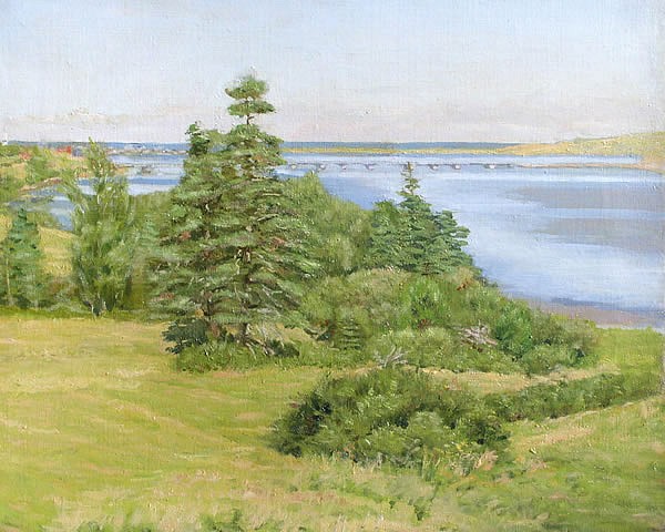 Helen Savier DuMond, River View
oil on canvas, 16 " x 20 "
unsigned
CP 05/04.01
$6,000