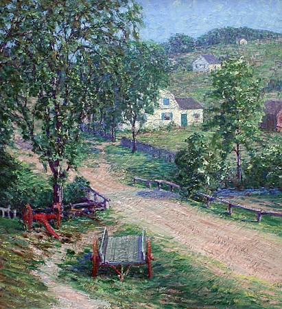 Harry L(eslie) Hoffman, Summer in Lyme
oil on canvas, 26" x 24"
JE 0909
$9,500