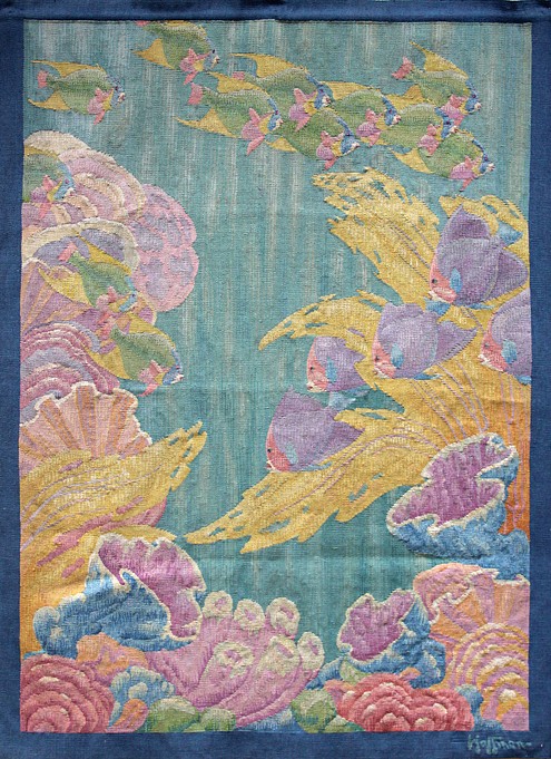 Beatrice A. Hoffman, Sunlight Undersea, No.4, 1934-35
wool tapestry, Gobelin technique
signed, Hoffman, lower right
JCA 5344
$18,500