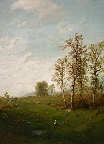 Richard William Hubbard, Picnic in the Meadows, 1880
oil on canvas, 40" x 29"
signed and dated 1880, lower left
JCAC 4799
$38,000