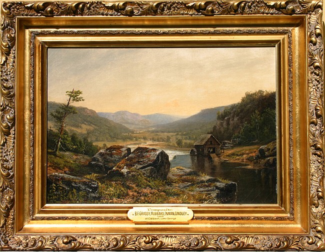 Richard William Hubbard, View at Caldwell, Lake George
oil on canvas, 14" x 20"
intialed TCL, lower right
GHG 05
$7,500