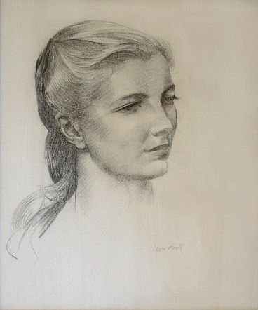 Leon Kroll, Head of a Woman
pencil on paper, 18" x 15" ss
signed lower right
GD 02/07
$12,000