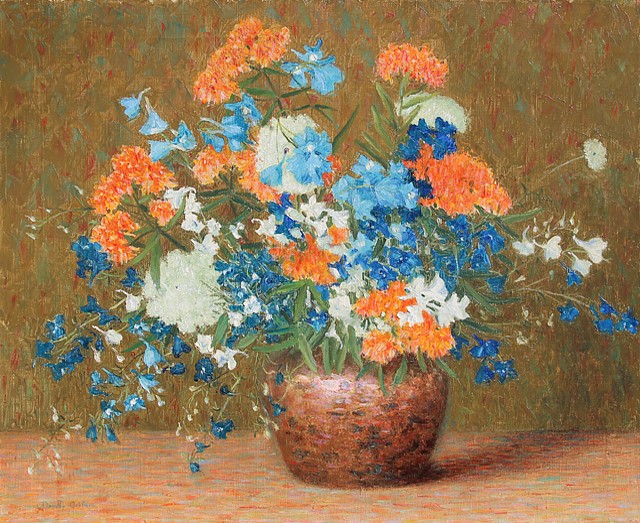 Dorothy Ochtman, Blue and Orange
oil on canvas, 25" x 30"
signed lower left
ERev 1015.08
$5,500