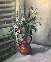 Tosca Olinsky, Flowers in a Vase
oil on board