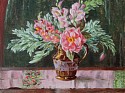 Dorothy Ochtman, Flowers in a Lustre Vase
oil on board