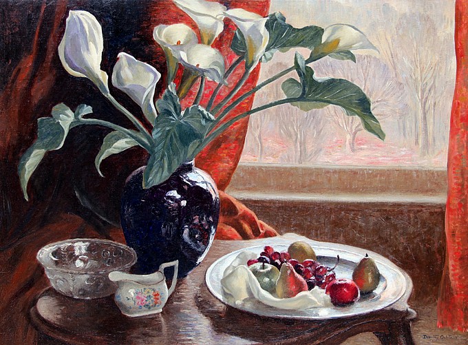 Dorothy Ochtman, Pewter Plate
oil on canvas, 30" x 40"
signed, Dorothy Ochtman, lower right
JCAC 5954
$5,500