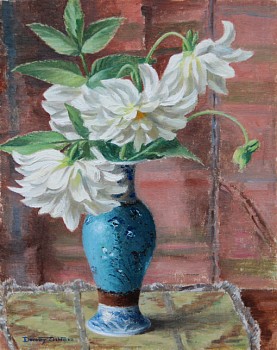 Dorothy Ochtman - White Dahlias(#16)