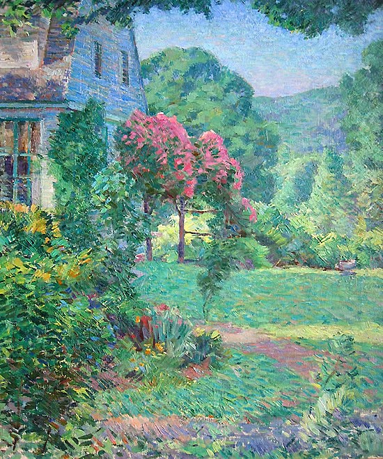 Frederick Lester Sexton, My Neighbor's Garden
oil on canvas, 24" x 20"
unsigned
JCAC 4355
$7,500