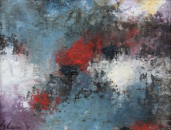 abstraction: Charles Green Shaw Dusk Echoes