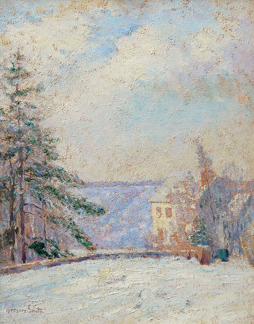 (Edward) Gregory Smith, House in a Snowy Landscape
oil on board, 20" x 16"
signed, Gregory Smith, lower left
GG 0813.01
$7,500