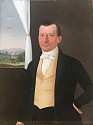 Josef Scheffel, Portrait of a Gentleman
oil on tin