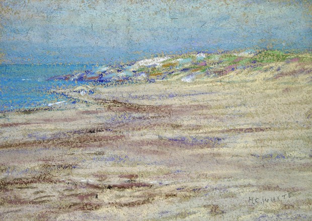 Henry Cooke White, Waterford Beach
pastel on paper, 5" x 7"
signed "H. C. White" lower right
HCW 15
$1,800