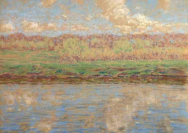 Henry Cooke White, Reflections
pastel on paper, 10 1/2" x 14"
estate stamped lower left
HCW 22
$3,000