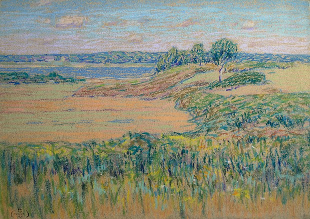 Henry Cooke White, The Freshness of Spring
pastel on paper, 10" x 14 3/8"
estate stamped lower left
HCW 27
$3,000