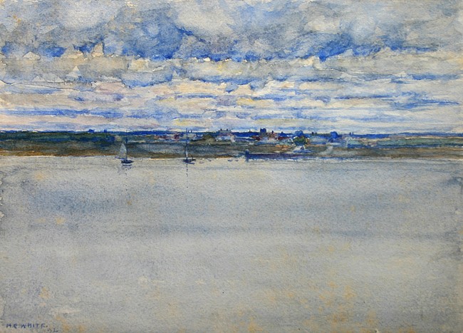 Henry Cooke White, View of Waterford
watercolor on paper, 10" x 14"
signed, H.C. White and dated '92, lower left
JCA 4974
$4,000