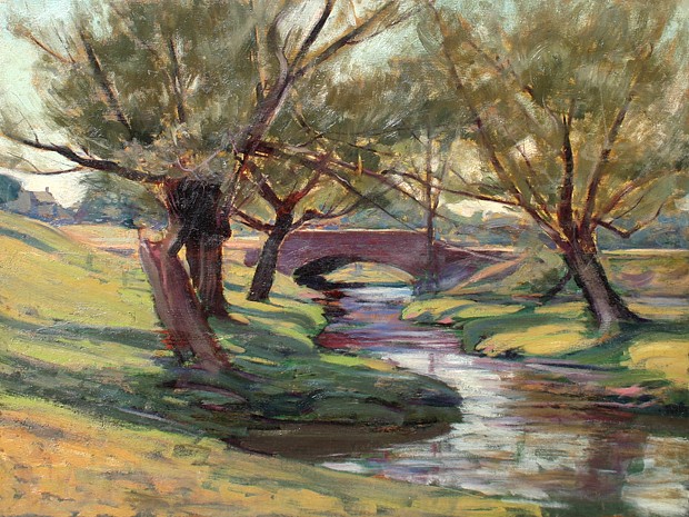 Henry Cooke White, Willows
oil on panel, 18" x 24"
unsigned
GW 07/10.02
$15,000