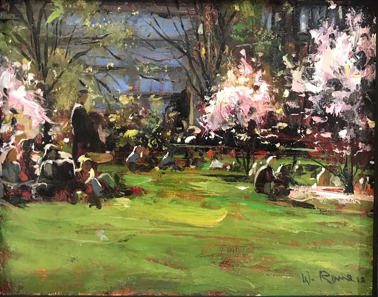 Walter Rane, Cental Park South, Early Spring, 2018
oil on linen laid down on board, 8" x 10"
signed lower right
WR 1018.03
$1,300