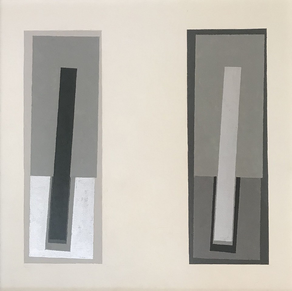 Sewell Sillman, Two Forms
gouache and silver leaf on paper, 16 5/8"" x 16 5/8""
JCA 6355
$1,500