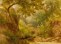 Albert Fitch Bellows, Forest Stream
watercolor on Bristol Board