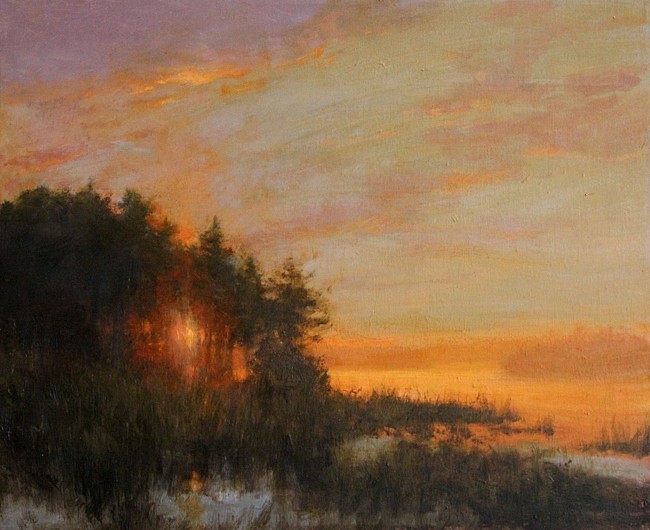 Paul Batch, Evening at State Line Pond
oil on canvas, 20"" x 24""
PBa 0217.02
$4,500