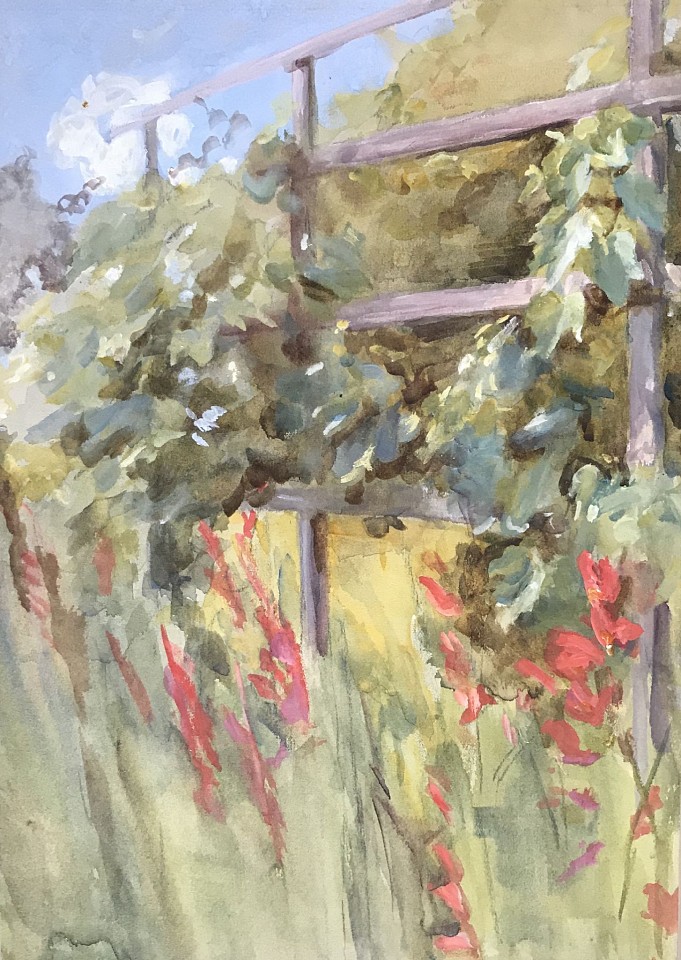 Anna Mariah Brown, A Garden Trellis
watercolor on paper, 13 1/4"" x 9 1/4"" ss
JCA 5586.01
$600