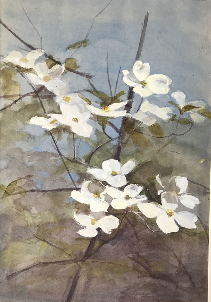 Anna Mariah Brown, Dogwood
watercolor and gouache on paper, 13 1/2"" x 9 1/4"" ss
JWC 0716.01
$600