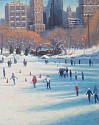 Michael Budden, Central Park, Afternoon Skate
oil on panel