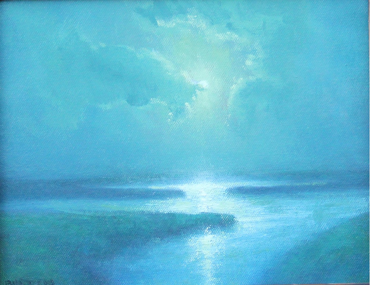 Michael Budden, Moonlight Marsh
oil on panel, 8"" x 10""
MBu 1118.01
$950