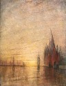 William Gedney Bunce, Sunset Venice
watercolor on paper