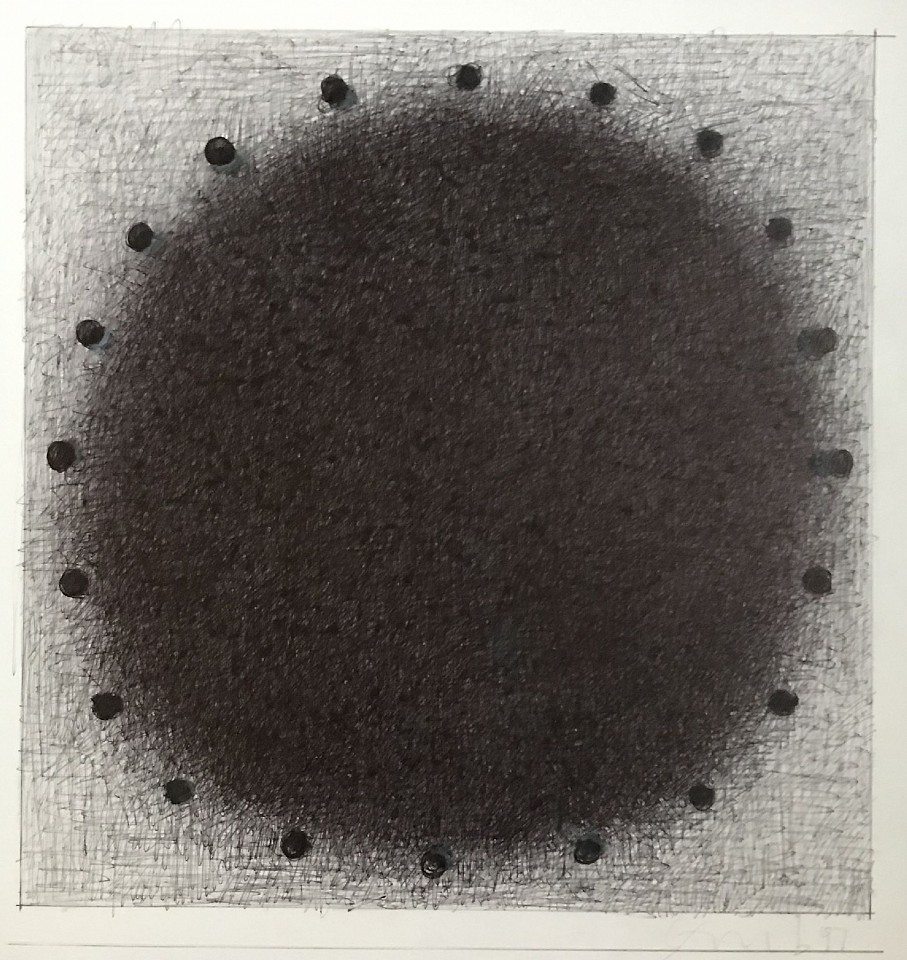 Zbigniew Grzyb, Circle Series #7
ink on paper, 9 1/2"" x 9 1/4""  image size
ZG 0417.07
$1,000