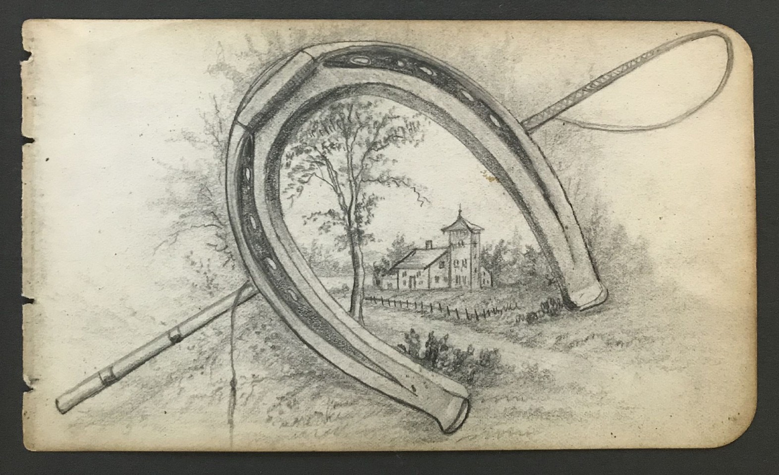 George M. Hathaway, Country Theme #4

pencil on paper, 3 3/4"" x  6 3/4""
JCA 5895.41
$350