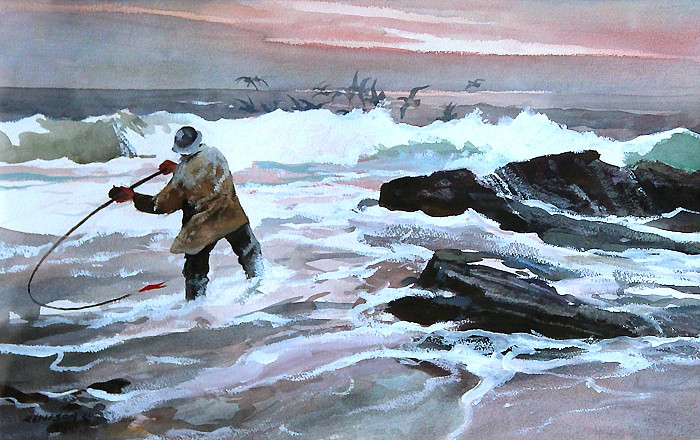 Chet Reneson, Surf Casting, 2012
watercolor and gouache on paper, 17 1/2"" x 27 1/2""
CR 113.02
Sold