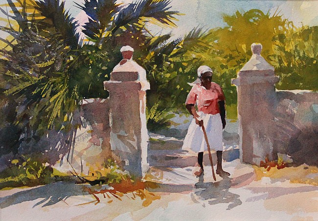 Chet Reneson, An Old Bahamian
watercolor on paper, 14"" x 20""
CR 12.14
Sold