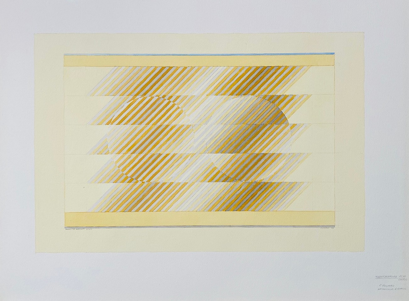 Sewell Sillman, Transformation Echo (Study)
watercolor and pencil, Sheet: 18"" x 24""   Image: 7 1/2"" x 11""
JCA 6420
$4,500