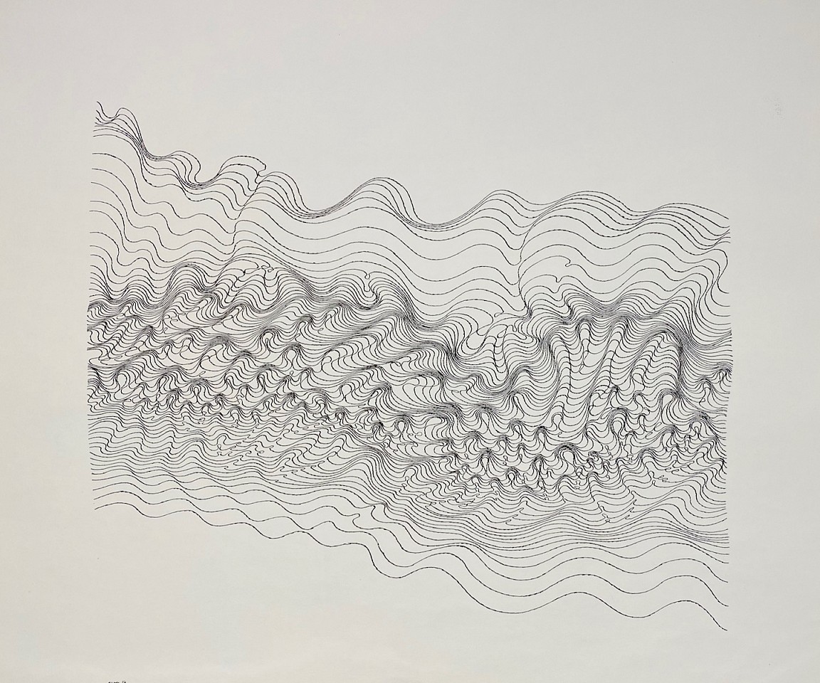 Sewell Sillman, Squiggly Lines
print on paper, Sheet: 23"" x 29""  Image 15"" x 18 1/4""
JCA 6402
$1,200