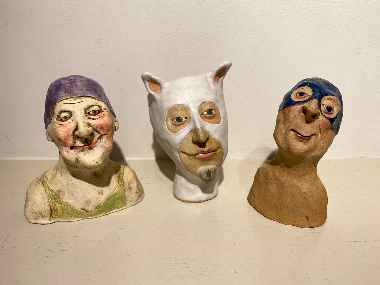 Jeanine Pennell, Characters Group 6
glazed ceramic, 6"" - 8""
JCAC 6292.06
$225