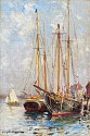 Guy C. Wiggins, On the Waterfront, Gloucester
oil on board