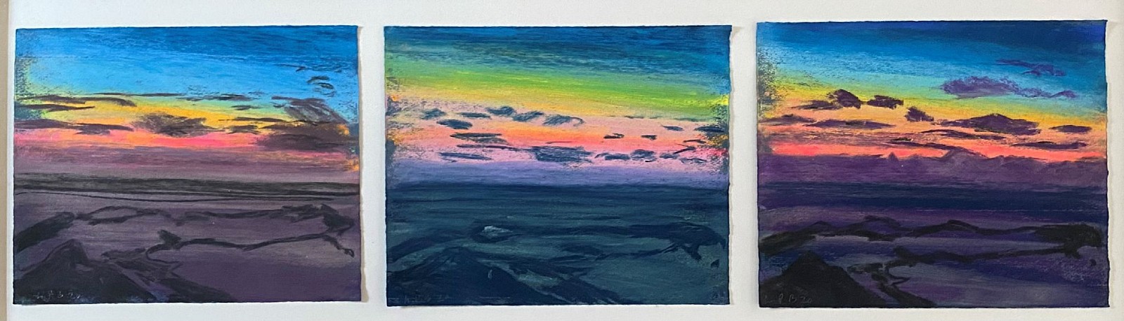 Christian Brechneff, St. Martin Sunset
pastel on paper, each 11"" x 13""
CB1221.5A
$6,800