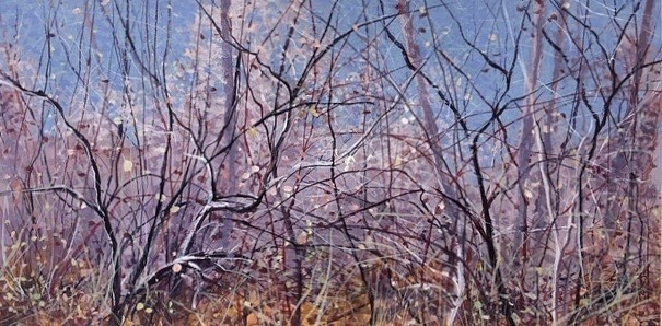Angelita Surmon, Autumn Tangles
acrylic on paper, 8"" x 16""
signed lwoer right
AS 1119.03
$1,300