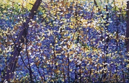Angelita Surmon, Moonlit Autumn
acrylic on paper, 7"" x 11""
signed lower right
AS 1119.04
$900